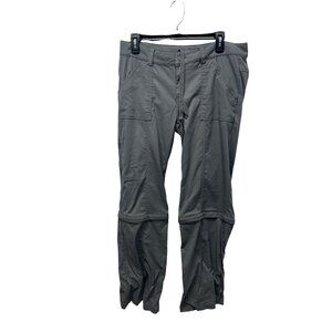 Prana Gray Convertible zip off Cargo Pants Size 12